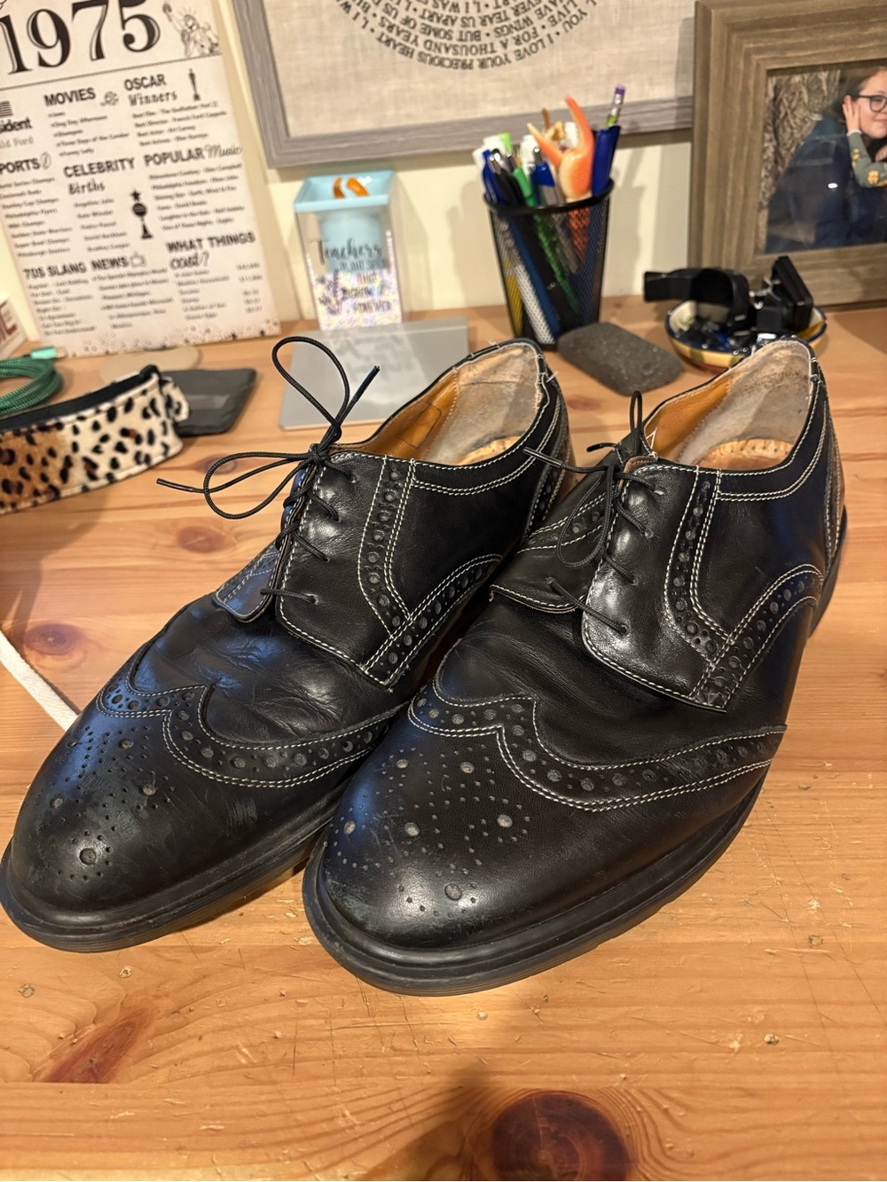 Dr. Marten Stitched Wingtips (no sole stitch)